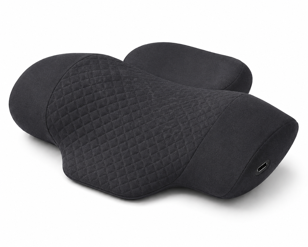 AlignNeck Pro – Heated Cervical Traction Pillow | Vibration Massage